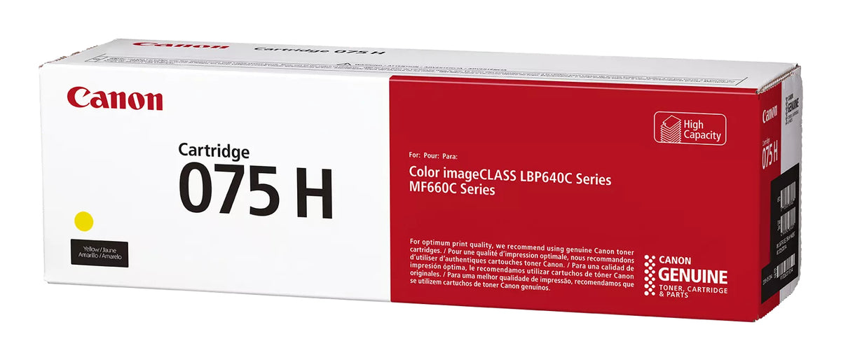 CANON Toner Cartridge 075 H Y