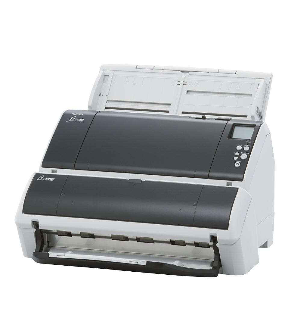 RICOH fi7480 Scanner A4 USB 3.0 80 ppm / 160 ipm 300dpi A4L ADF for up to 100 sheets 80g/m supports scanning A3 format doc