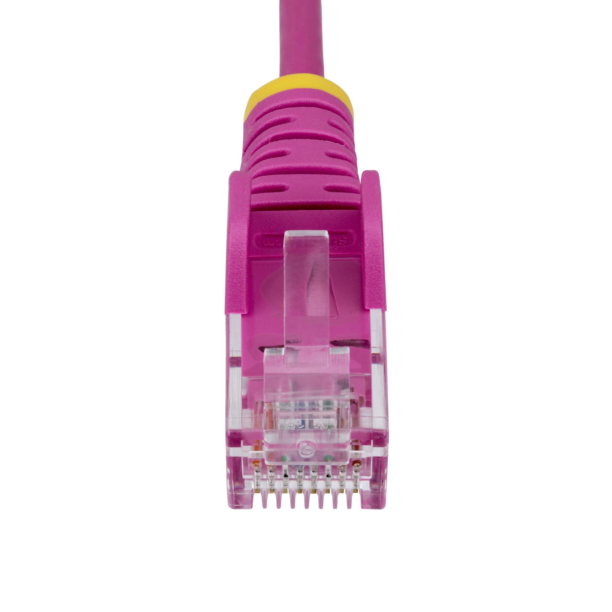 2m Pink Slim CAT6 Ethernet Cable