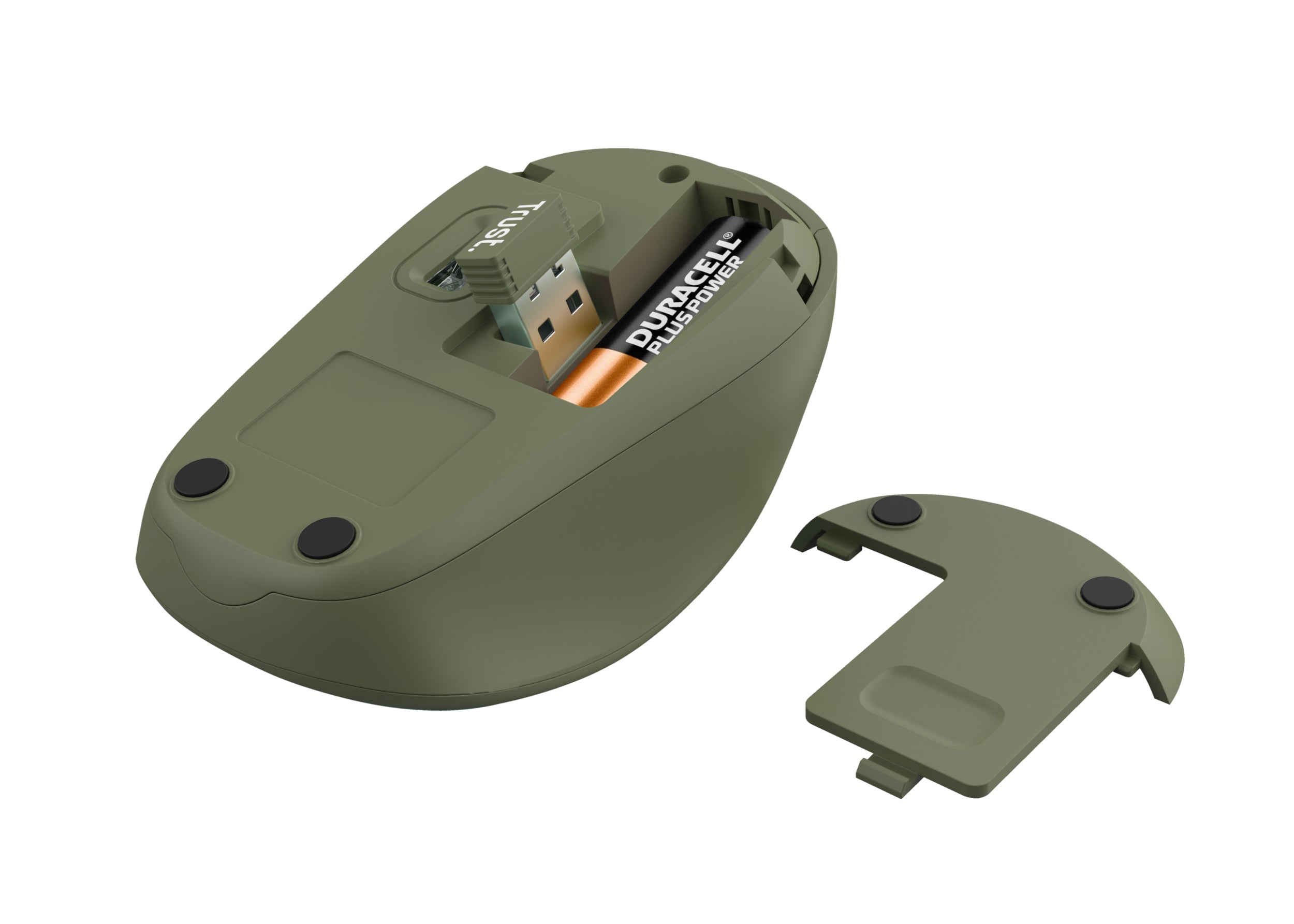 TRUST Souris sans fil compacte YVI+ ECO - Green