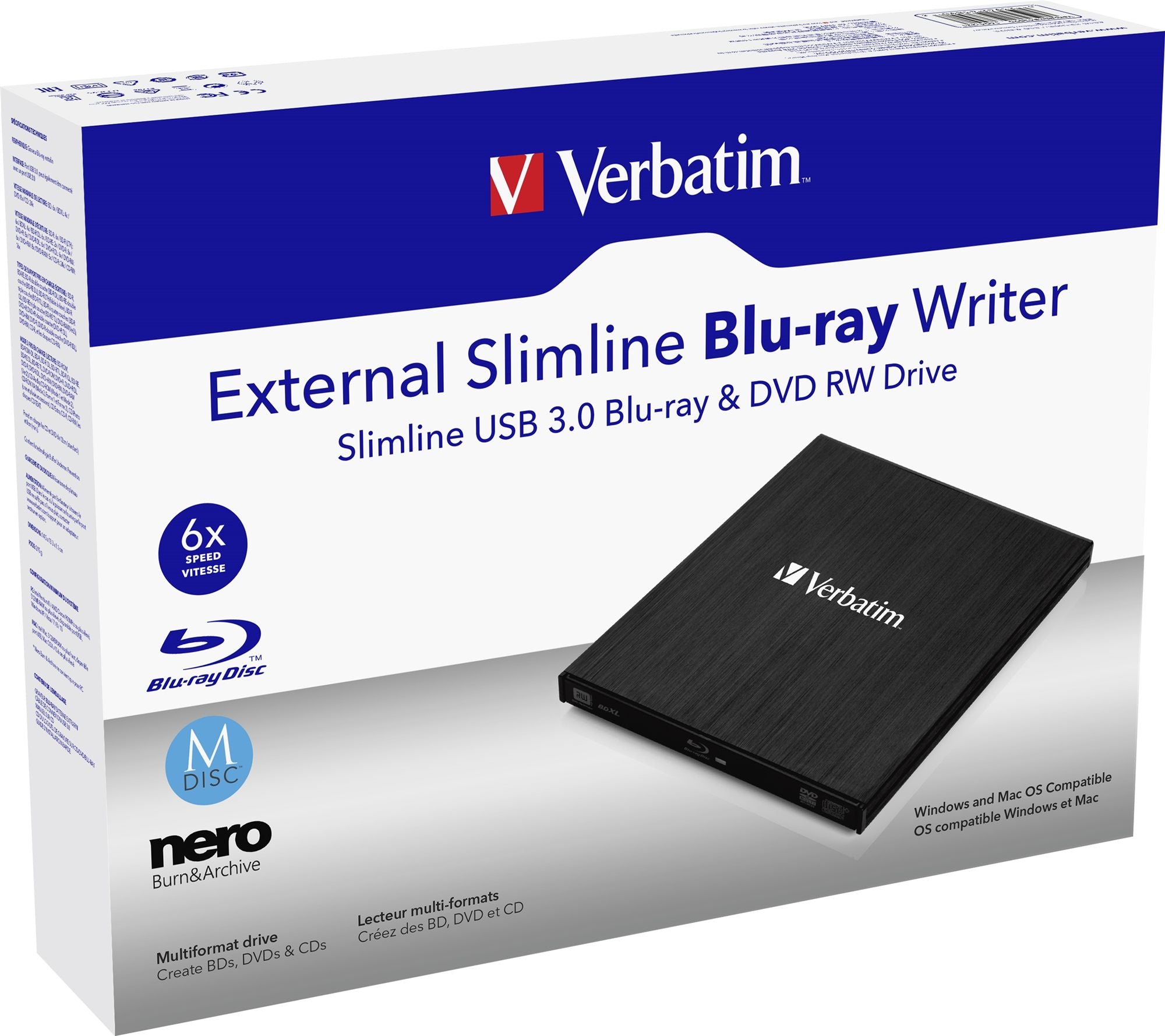 Verbatim Mobile Blu-ray ReWriter USB 3.0