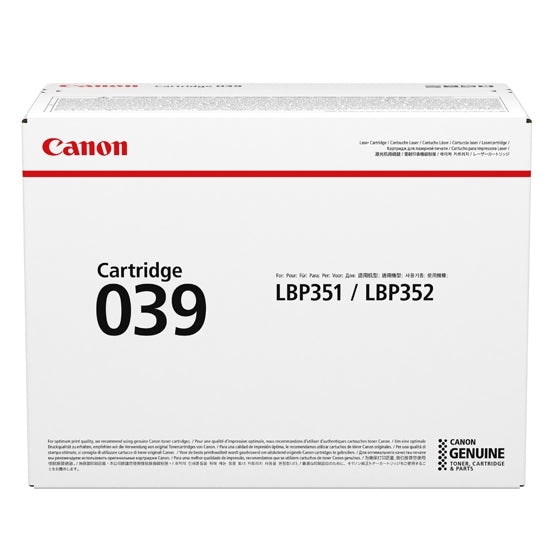 Toner/039 LBP Cartridge BK
