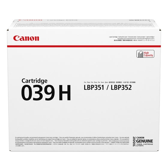 Toner/039H LBP Cartridge BK