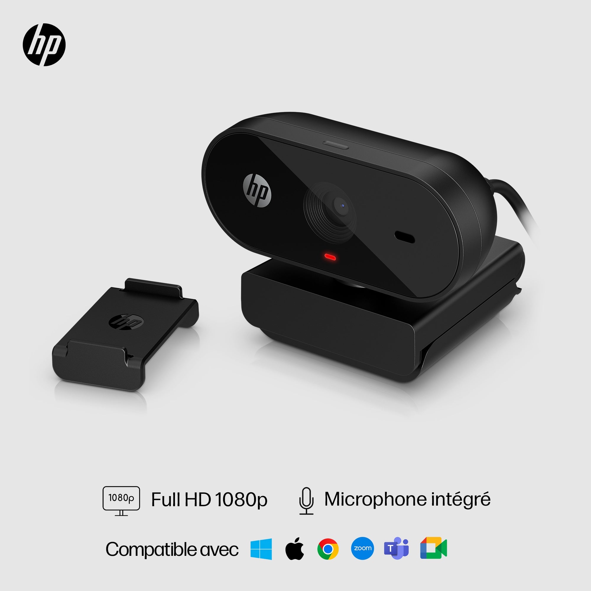 HP 320 FHD webcam 1920 x 1080 pixels USB Noir