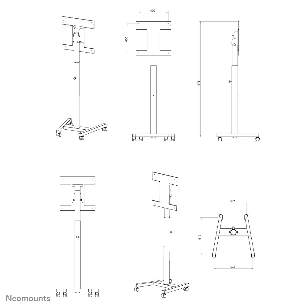 PLASMA-M1400 MobileFlatscreenFloorStand