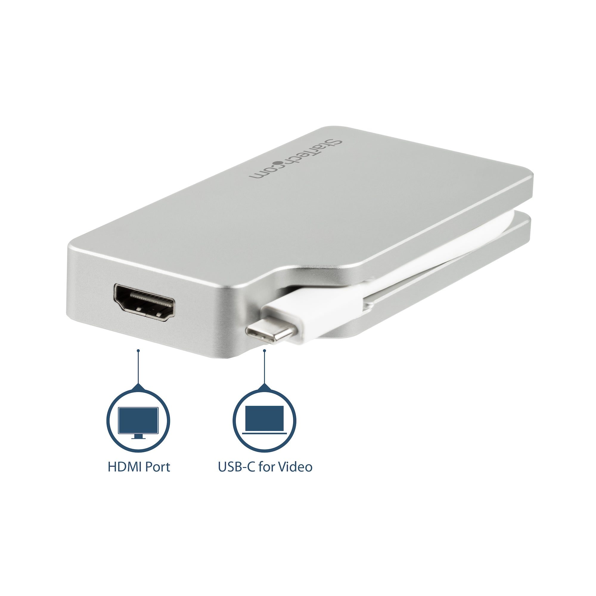 4-in-1 USB-C to VGA DVI HDMI or mDP