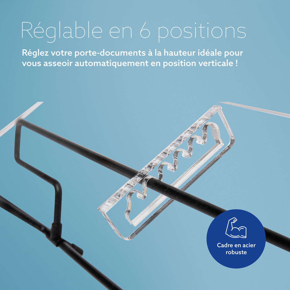 R-GO TOOLS Porte documents Flex Read, transparent