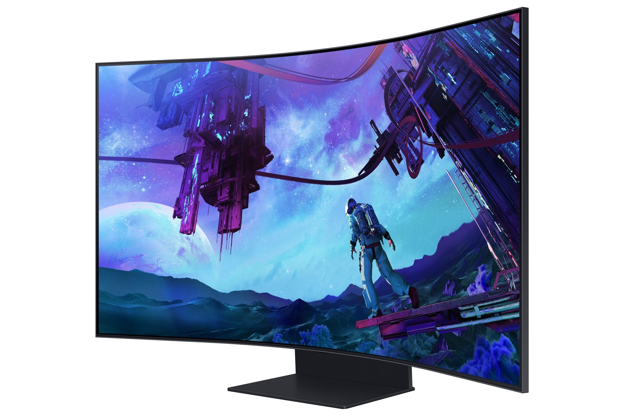 SAMSUNG LS55CG970NUXEN 55p UHD VA Odyssey Ark G97NB 165Hz 1ms SMART HDMI
