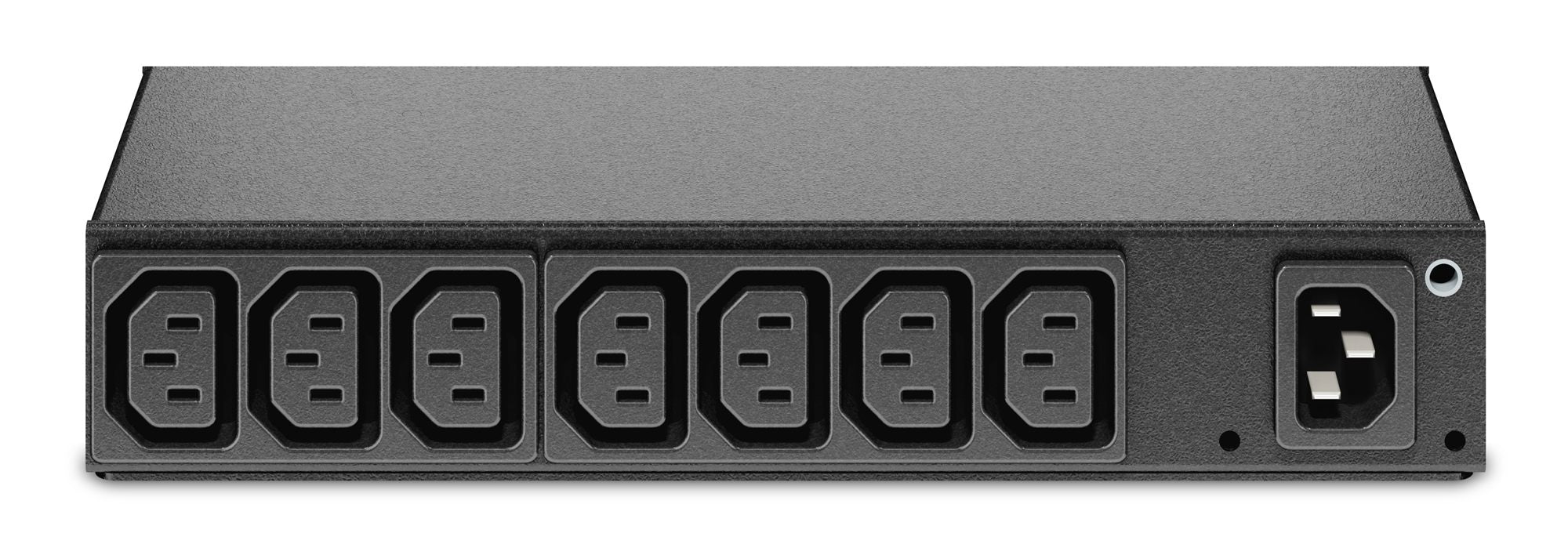 APC Basic Rack PDU AP6015A Rack AC 100/120/200/208/230/240V input IEC 60320 C14 output connectors 8 power IEC 60320 C13 1U BK