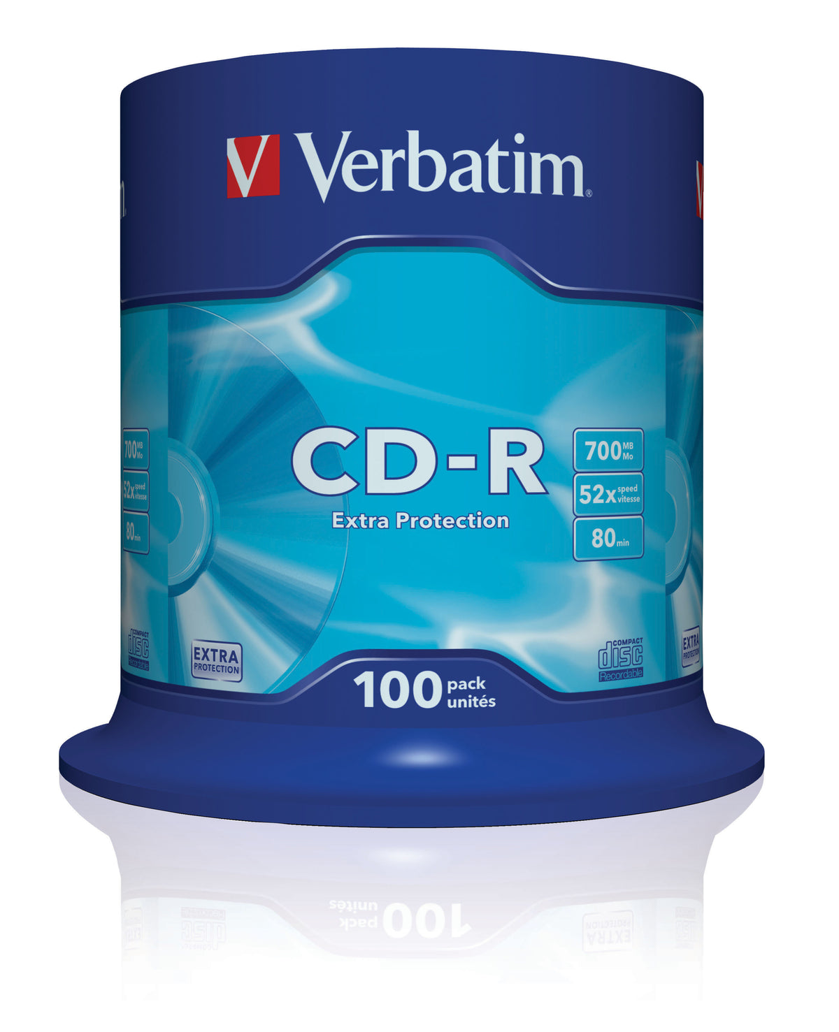 CD-R/700MB 80Min 52x Datalife Spdl 100pk