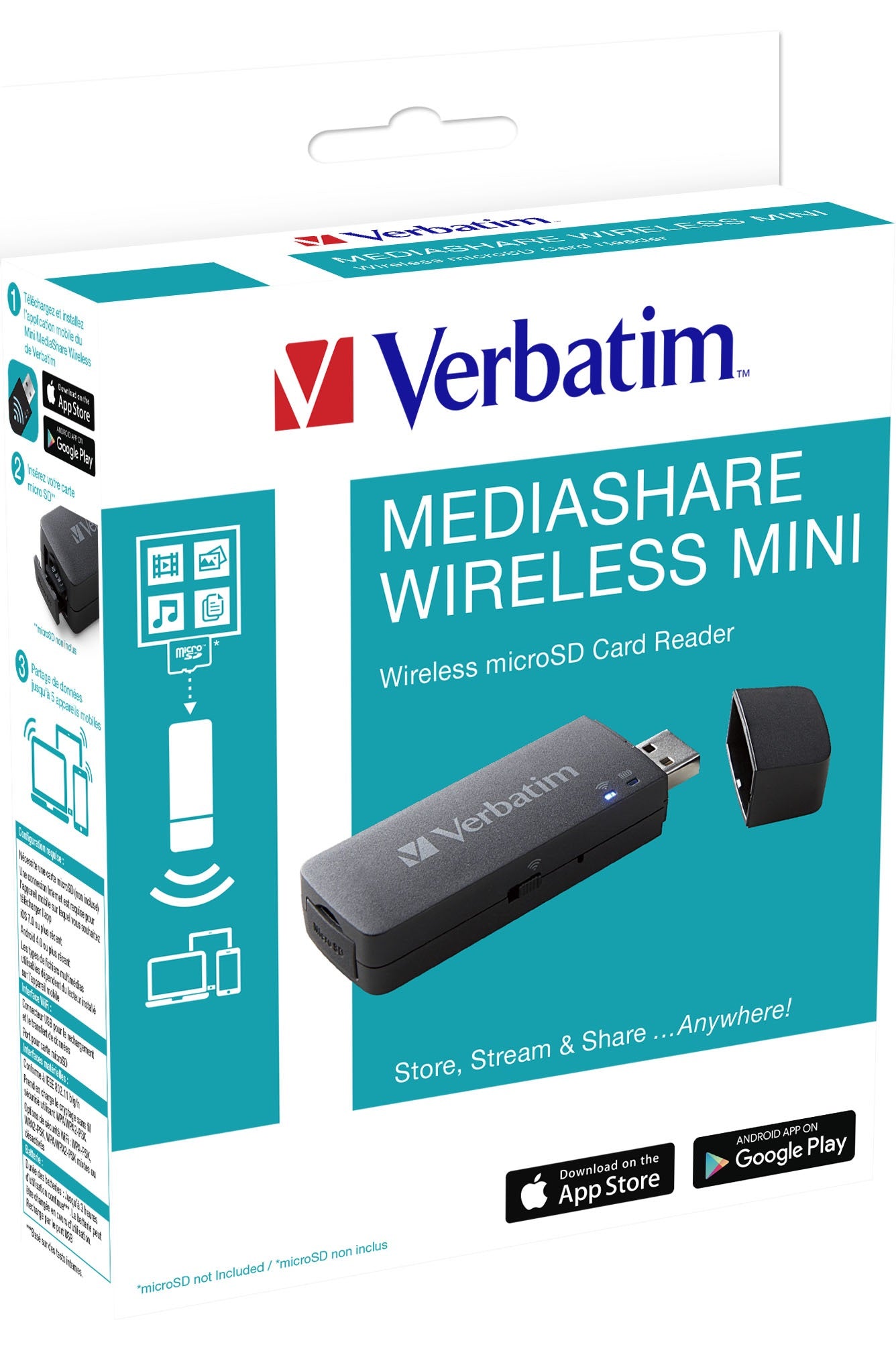Mediashare Mini - Wireless microSD Card