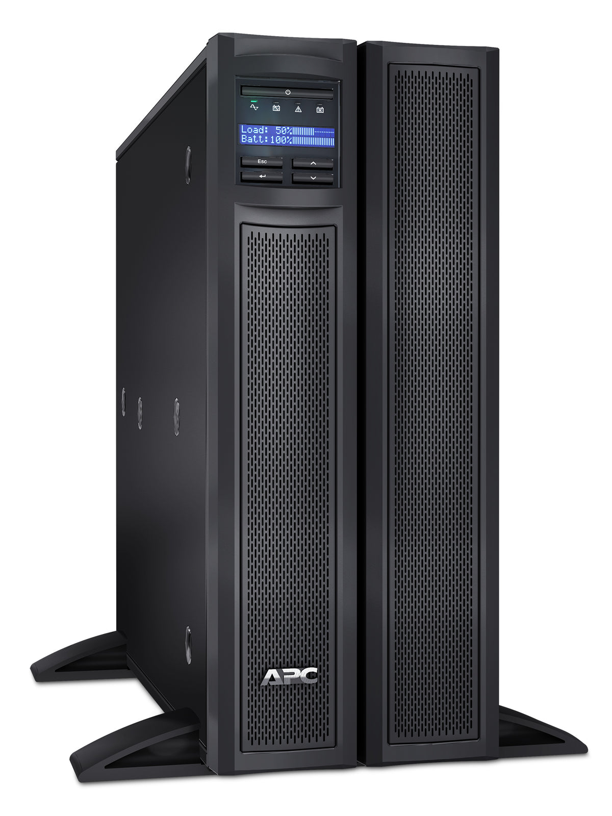 APC Smart-UPS X 3000 Rack/Tower LCD UPS Rack AC 208/230V 2700Watt 3000VA 1-phase RS-232 USB output connectors 12 4U Black