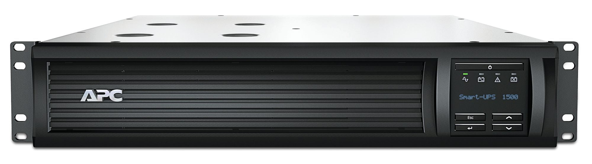 APC Smart-UPS 1500VA LCD RM UPS Rack AC 230V 1000Watt 1500VA Ethernet RS-232 USB oc 4 2U BK with APC UPS Network Management Card