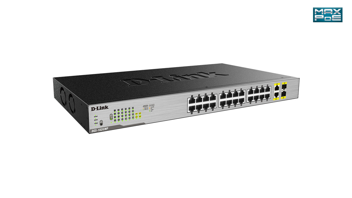 D-LINK 26-Port Layer2 PoE+ Gigabit Switch