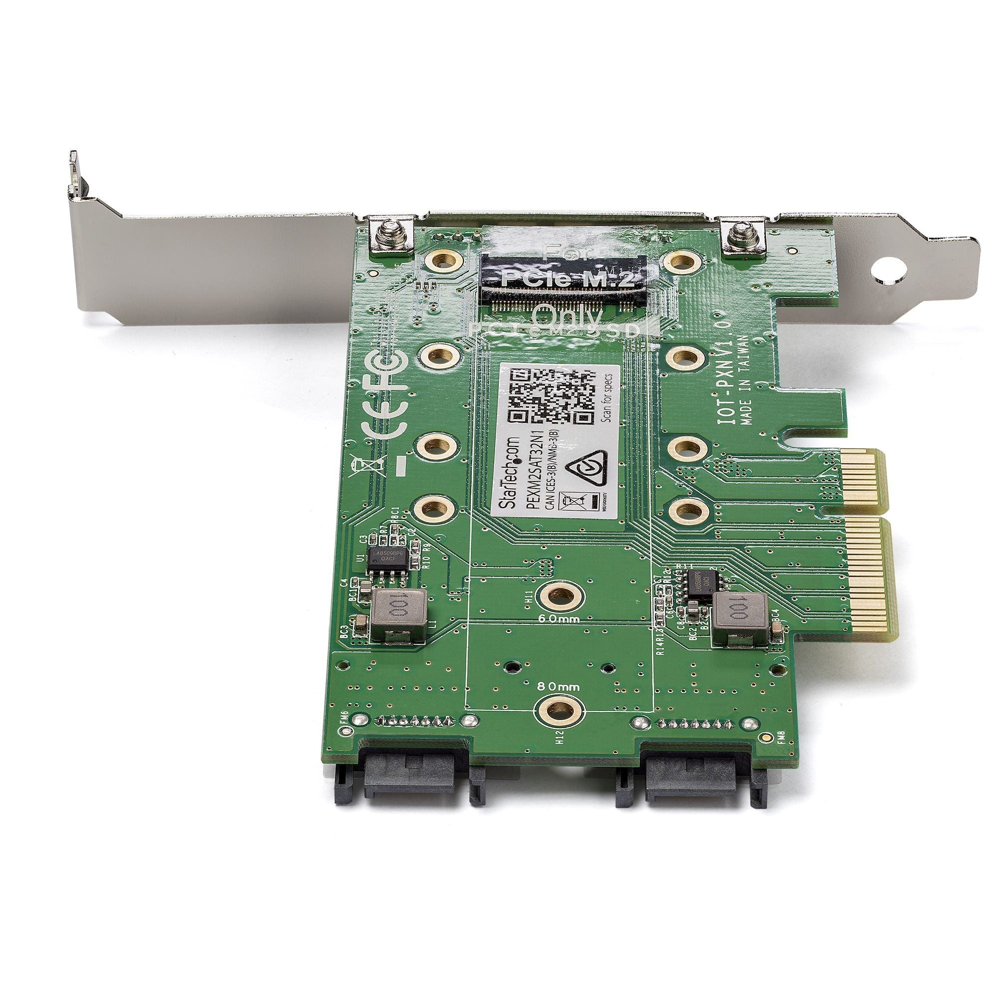 M.2 SSD Card 1x PCIe NVMe 2x SATA M.2