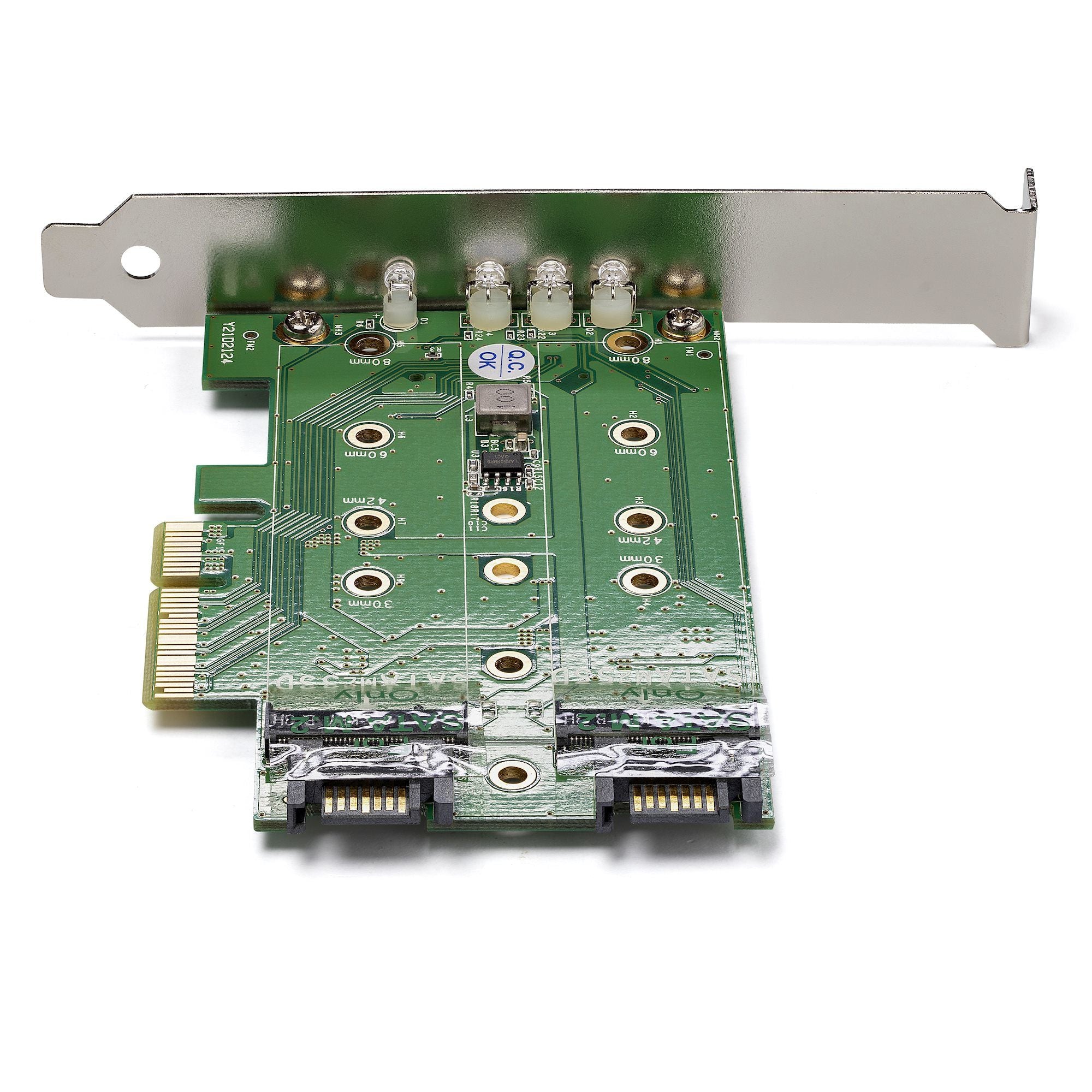 M.2 SSD Card 1x PCIe NVMe 2x SATA M.2