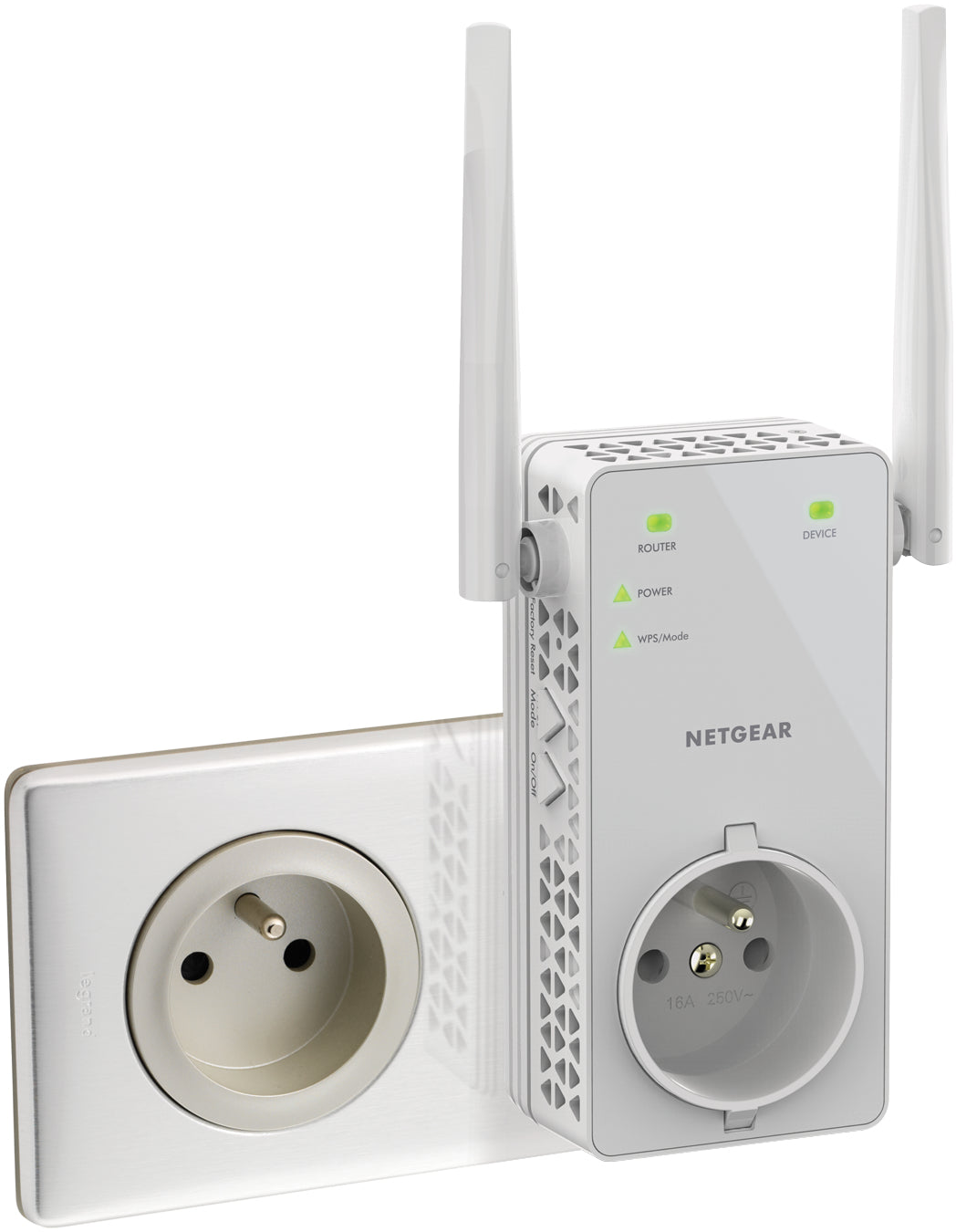 NETGEAR Répéteur Universel Wifi AC1200 Dual Band EX6130 Passthrough