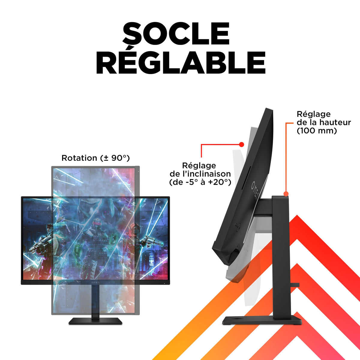 "OMEN by HP 27 inch FHD 240Hz Gaming Monitor - OMEN 27s écran plat de PC 68,6 cm (27"") 1920 x 1080 pixels Full HD LCD Noir"