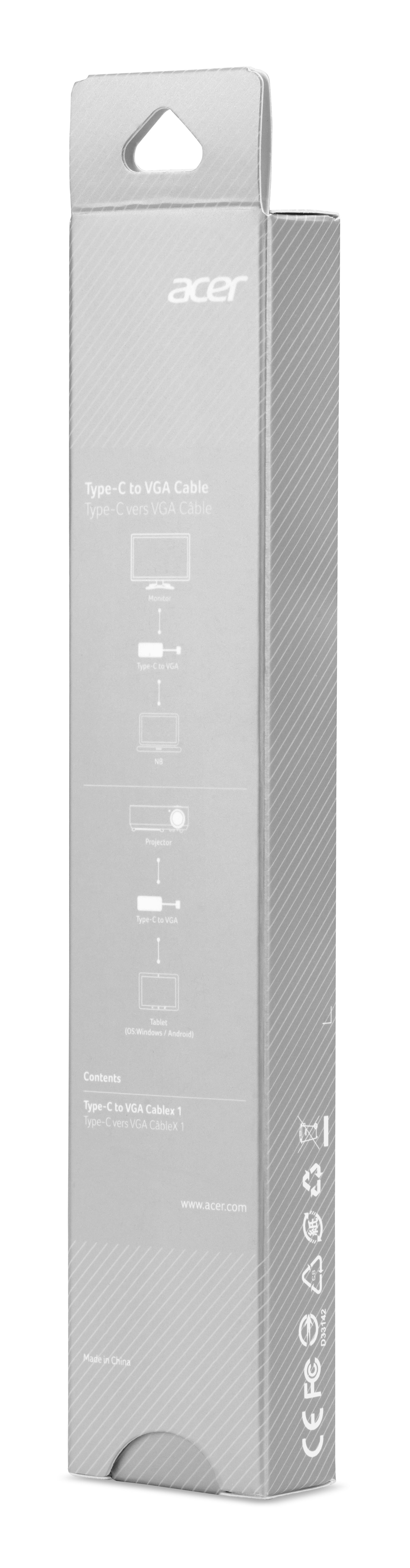 USB Type C to VGA Adapter for Notebooks