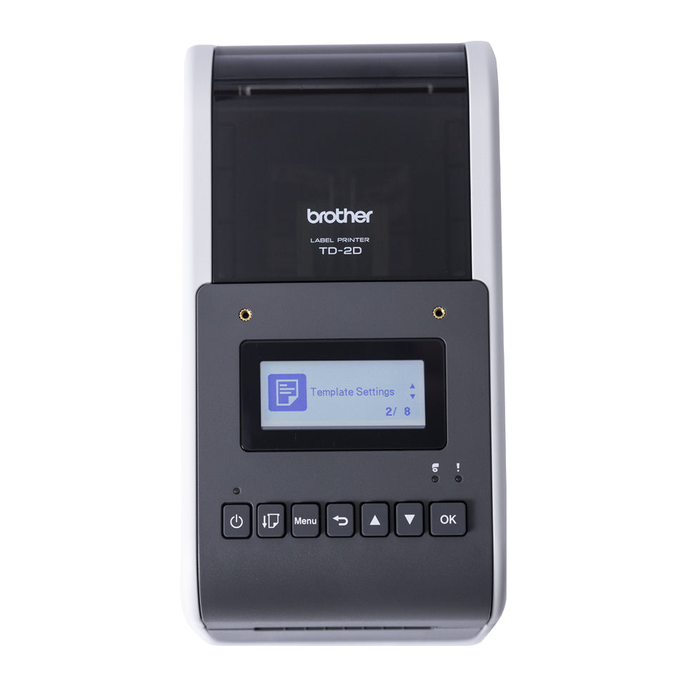 BROTHER 2p label printer USB connection 300dpi Ethernet Possible battery LCD screen Bluetooth Wi-Fi