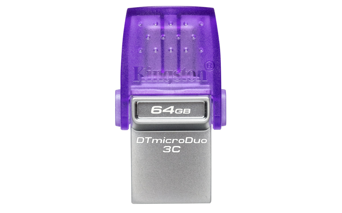 KINGSTON 64Go DataTraveler microDuo 3C 200MB/s dual USB-A + USB-C