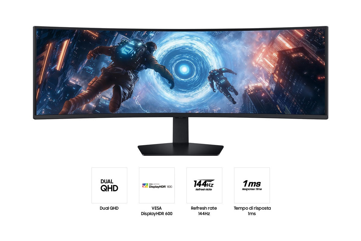 49''1000R DWQHD 5120x1440 144Hz VA 350cd