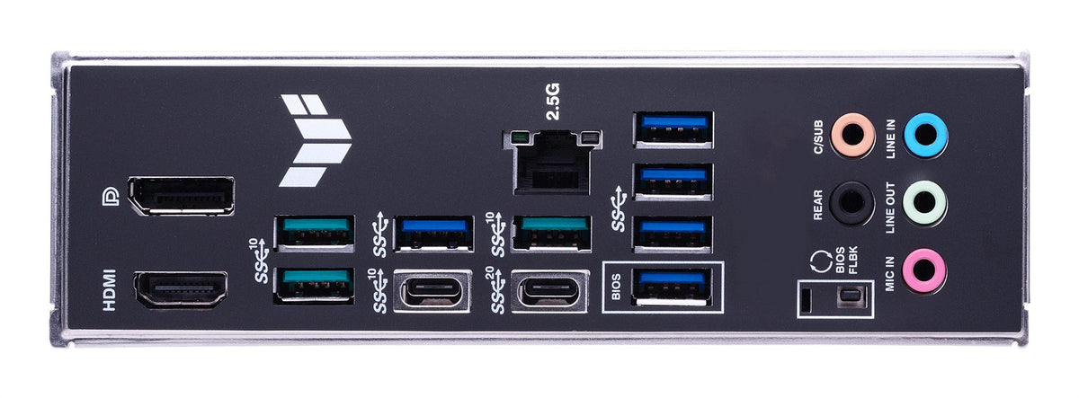 ASUS TUF GAMING X670E-PLUS AM5 Socket 4DDR5 PCIe 5.0 x16 HDMI 2.1 DP 1.4 4xSATA 6Gb/s ATX