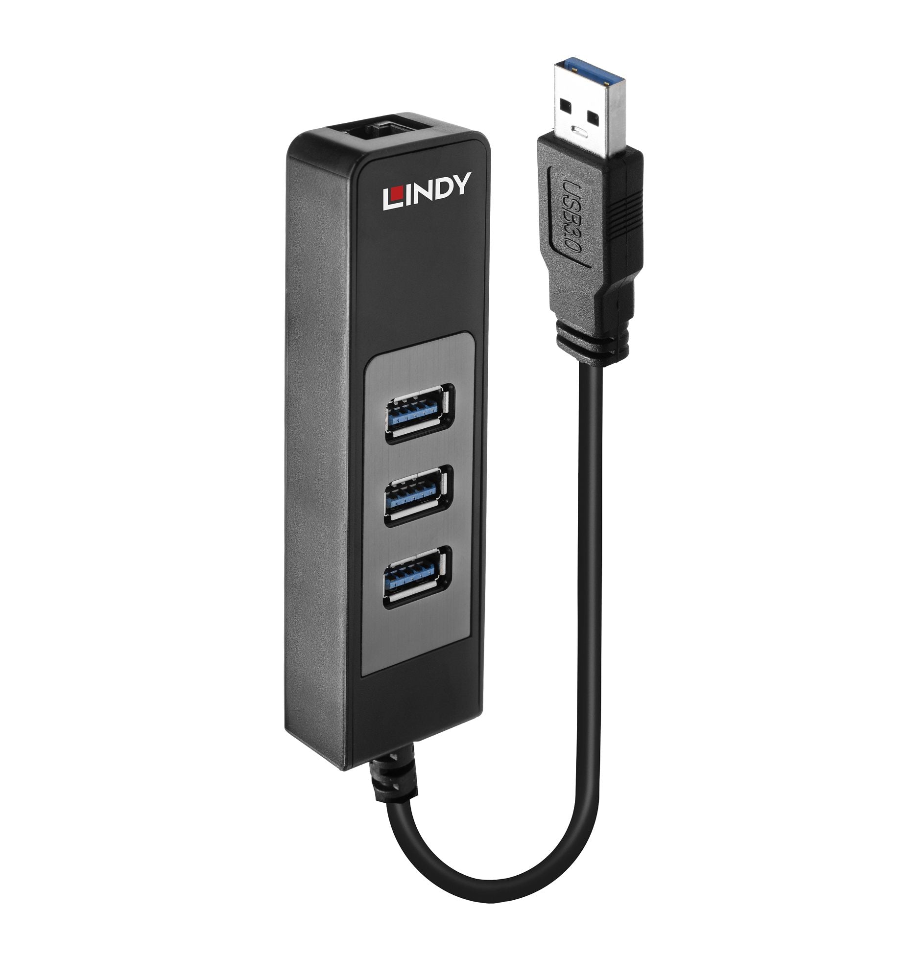 LINDY USB 3.1 Hub/Gigabit Ethernet Adapter up to zu 5Gbitps