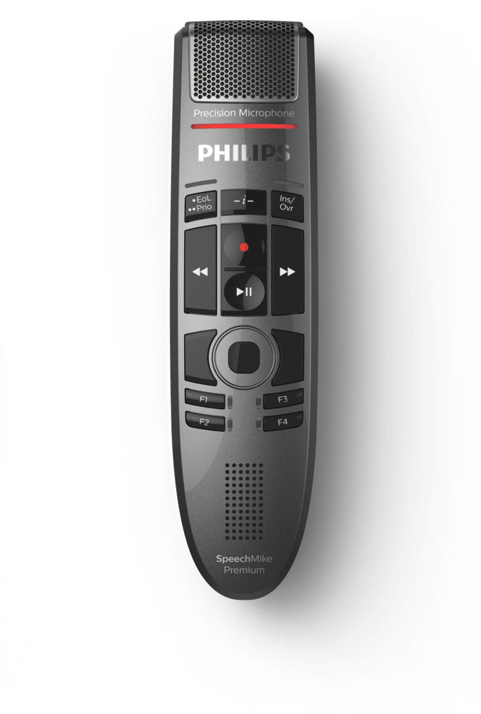PHILIPS SpeechMike Premium Touch SMP3700/3800 : Micro de dictée, USB 2.0, type A