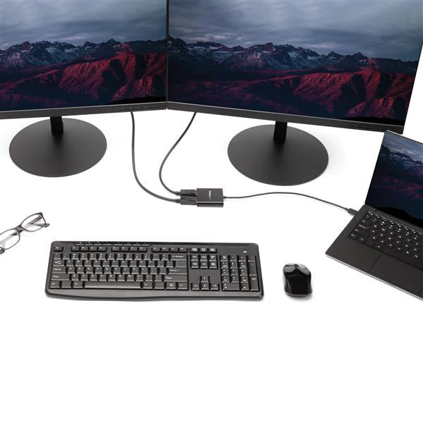 MST hub - USB-C to 2-port DisplayPort
