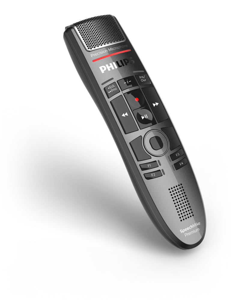 PHILIPS SpeechMike Premium Touch SMP3700/3800 : Micro de dictée, USB 2.0, type A