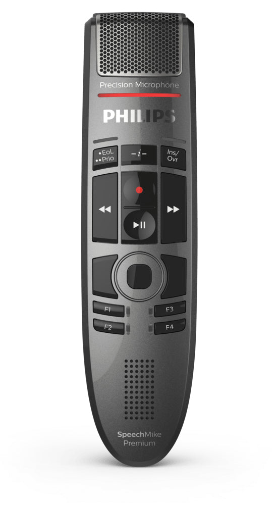PHILIPS SpeechMike Premium Touch SMP3700/3800 : Micro de dictée, USB 2.0, type A