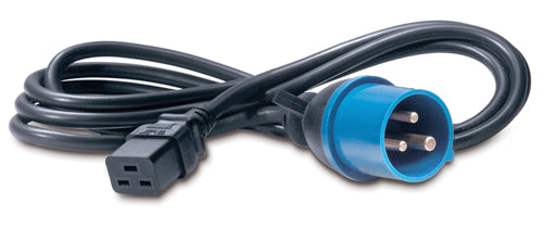 APC CABLE D ALIMENTATION ONDULEUR LONGUEUR 2.5M - IEC 309 BORNIER VERS IEC C19 ONDULEUR