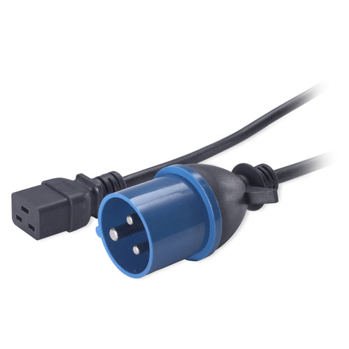 APC CABLE D ALIMENTATION ONDULEUR LONGUEUR 2.5M - IEC 309 BORNIER VERS IEC C19 ONDULEUR