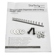 3ft Vertical D-Ring Hook Cable Organizer