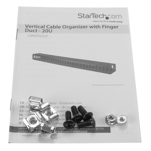 Cable Organizer 3ft. Vertical Finger