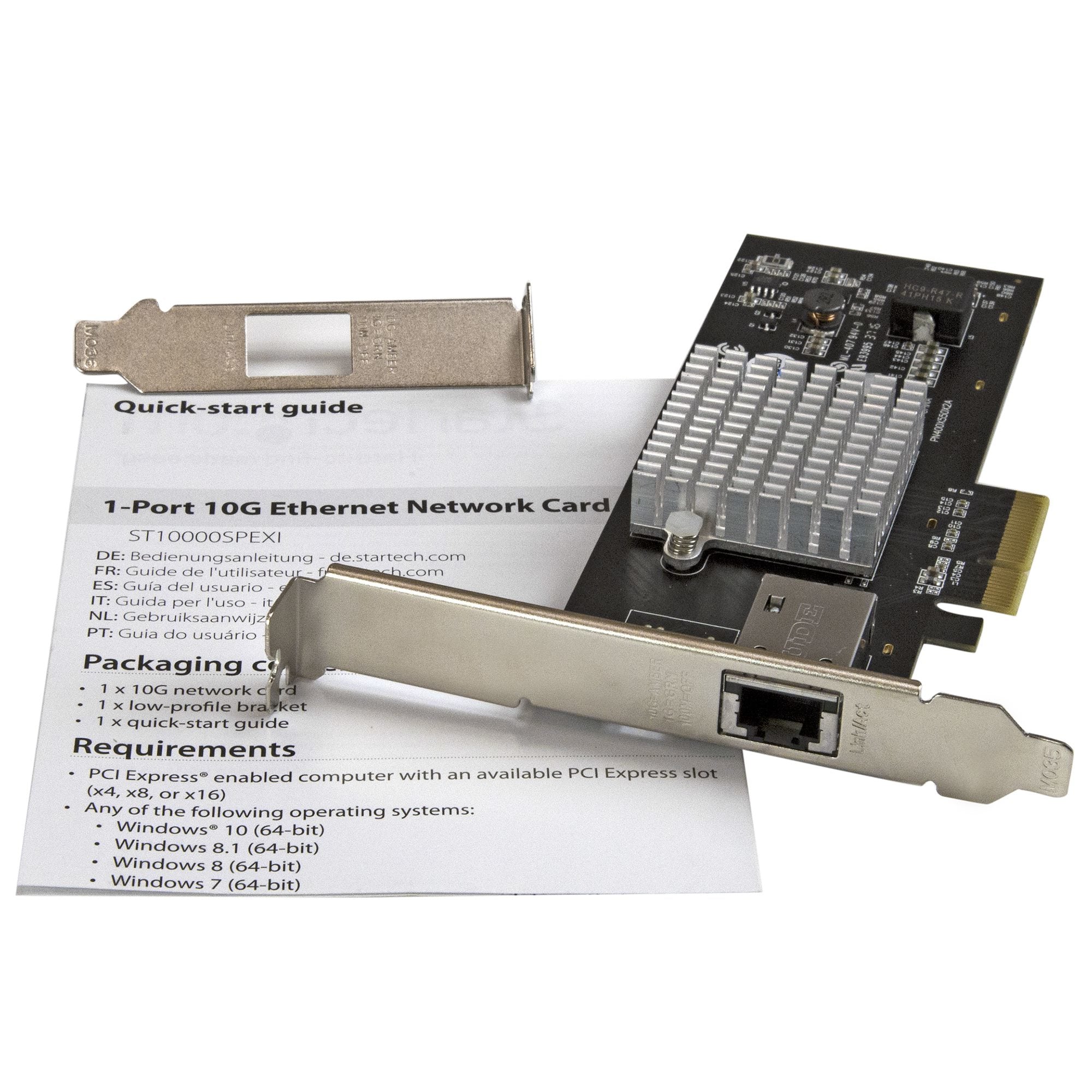 1-Port PCIe 10Gb Ethernet Network Card