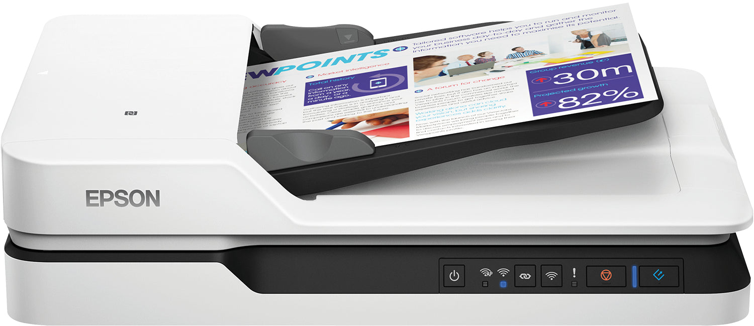 EPSON WorkForce DS-1660W Document scanner Duplex A4 1200x1200dpi 25ppm ADF 50sheets 1500scans/d USB 3.0 Wi-Fi