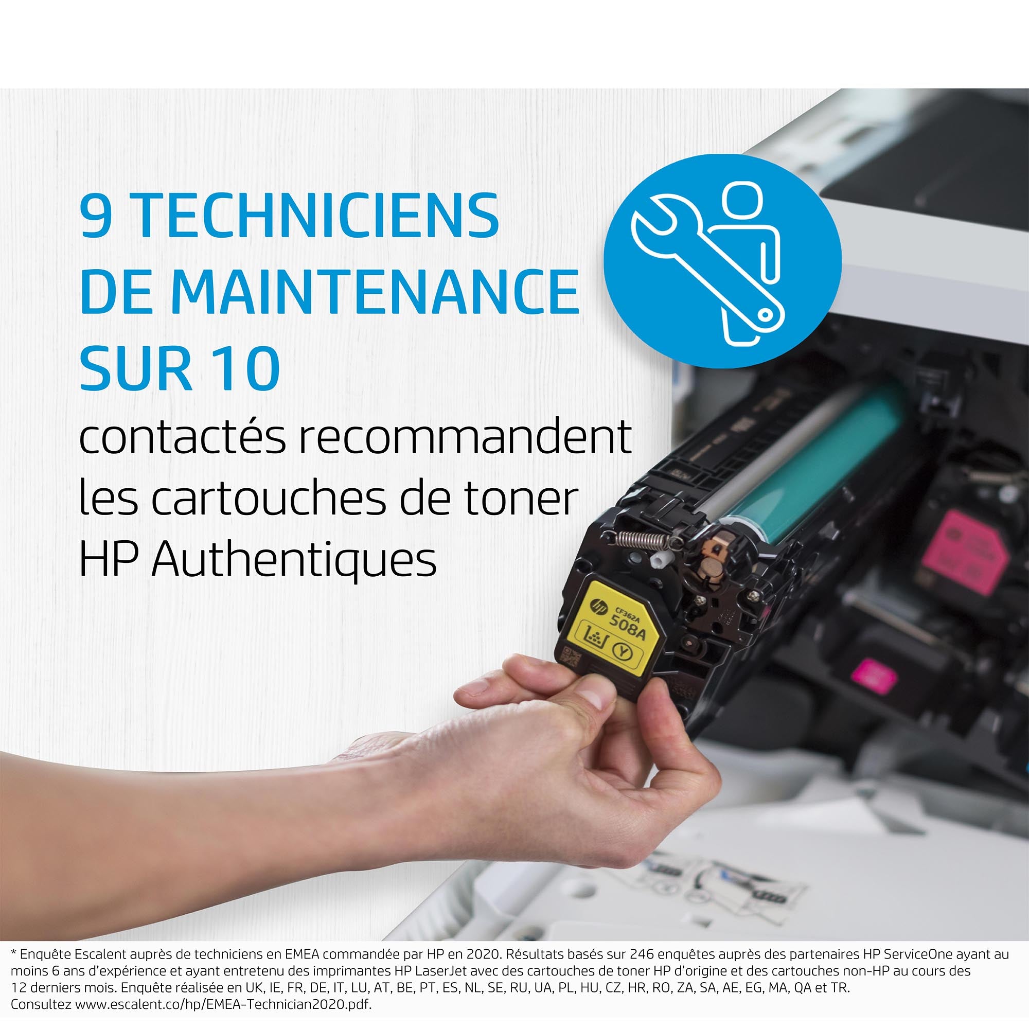 HP 124A toner LaserJet noir authentique