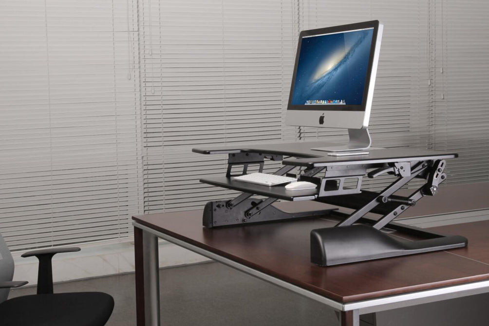 NS-WS100BL stand-sit workplace workstand