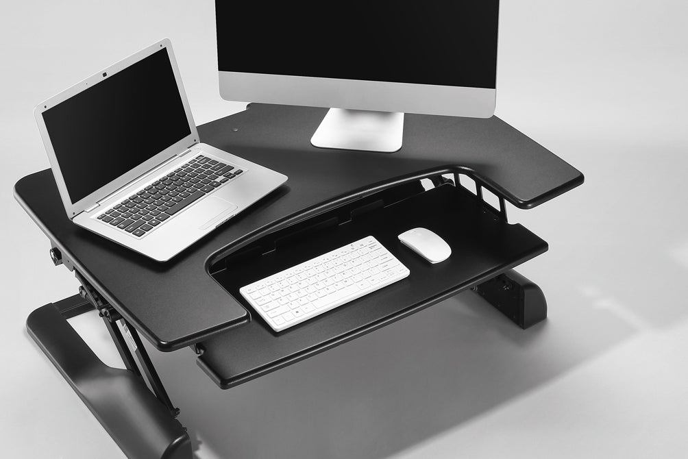NS-WS100BL stand-sit workplace workstand