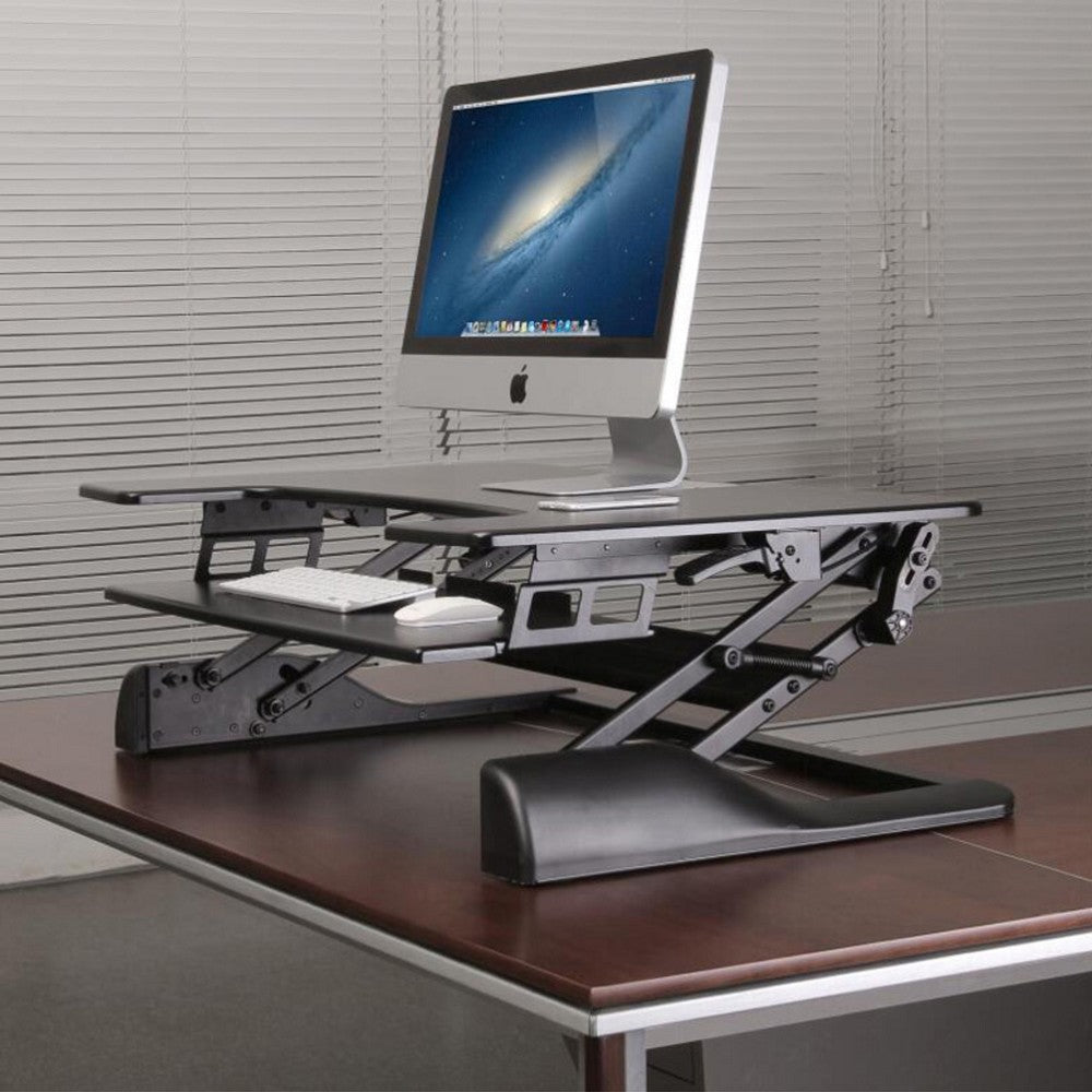 NS-WS100BL stand-sit workplace workstand