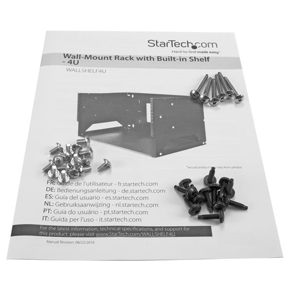 Server Rack w/Shelf Wallmount 4U
