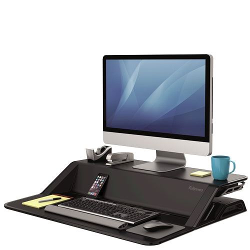 FELLOWES Plate-Forme Assis-Debout Lotus-Noir