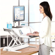 FELLOWES PLATE-FORME ASSIS-DEBOUT LOTUS - BLANC