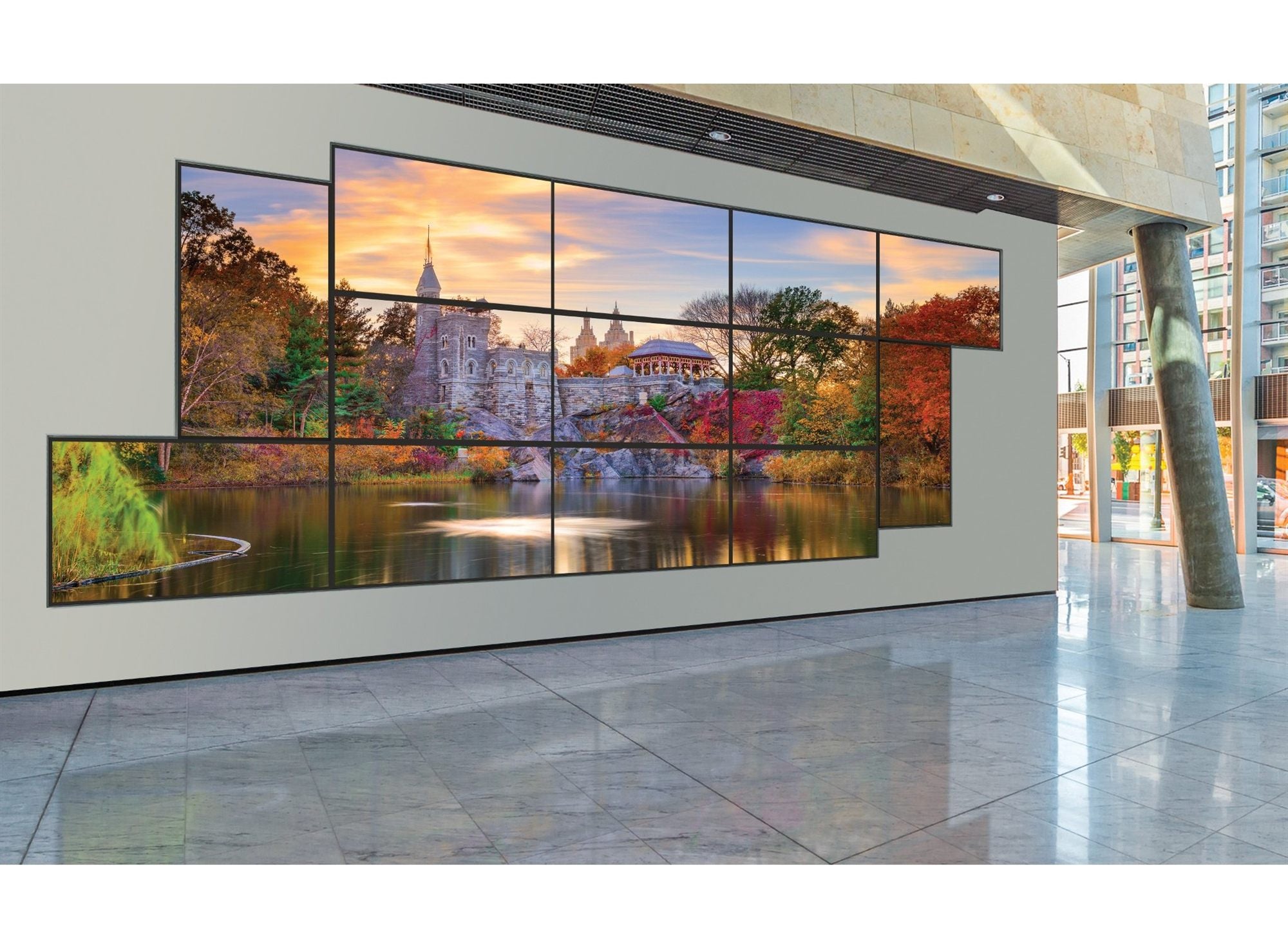 Full serv vid wall mount f 40" to 60"