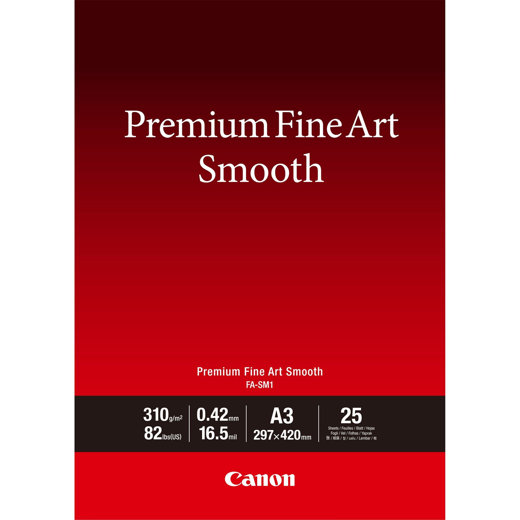 CANON FA-SM1 A3 Fine Art Paper 25 sheets