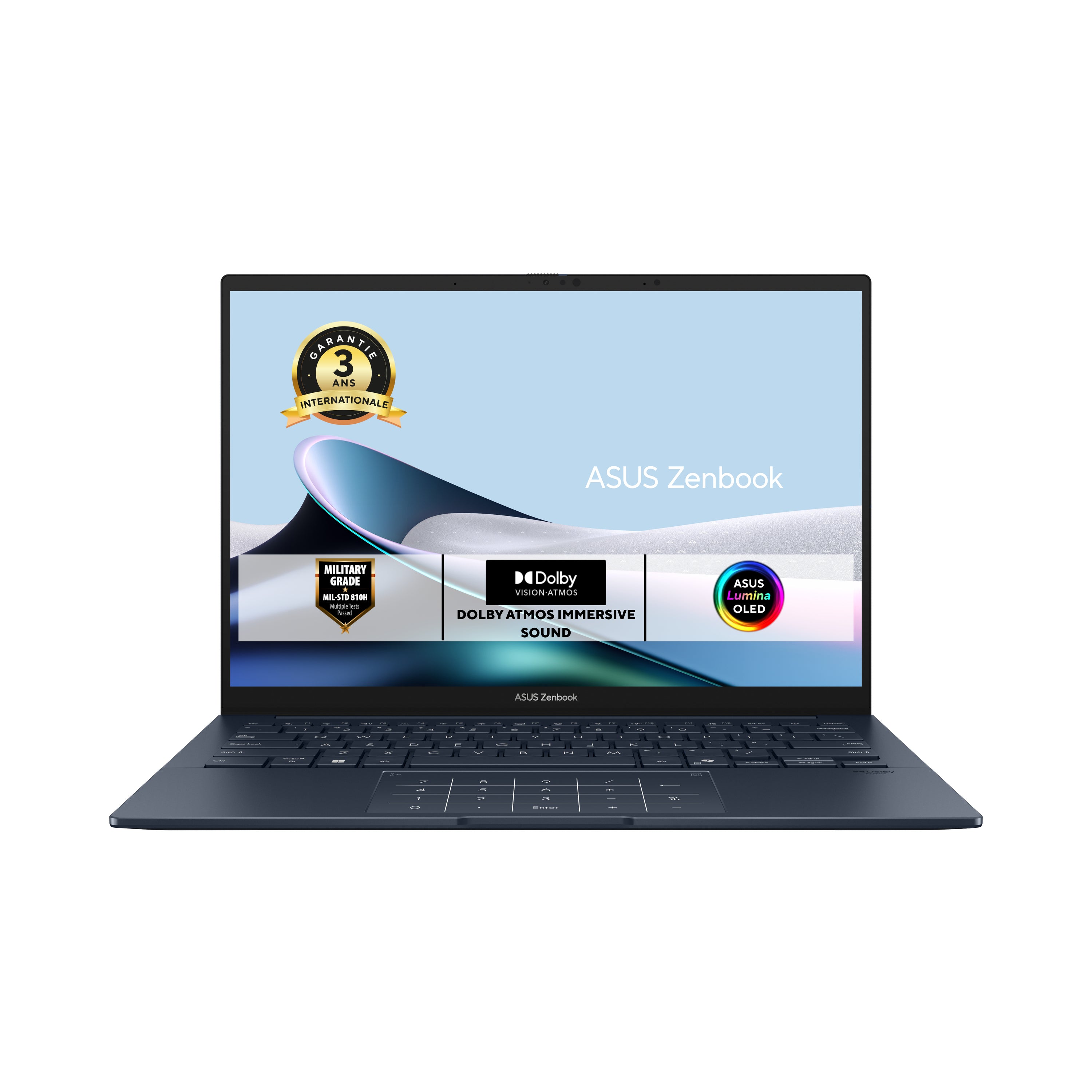 ASUS Zenbook UX3405CA-ZENBOOK-DISQD2X Intel Core Ultra 7 255H 14p WUXGA LPDDR5X 16Go 512Go SSD Intel Arc Graphics W11P 3YR PUR