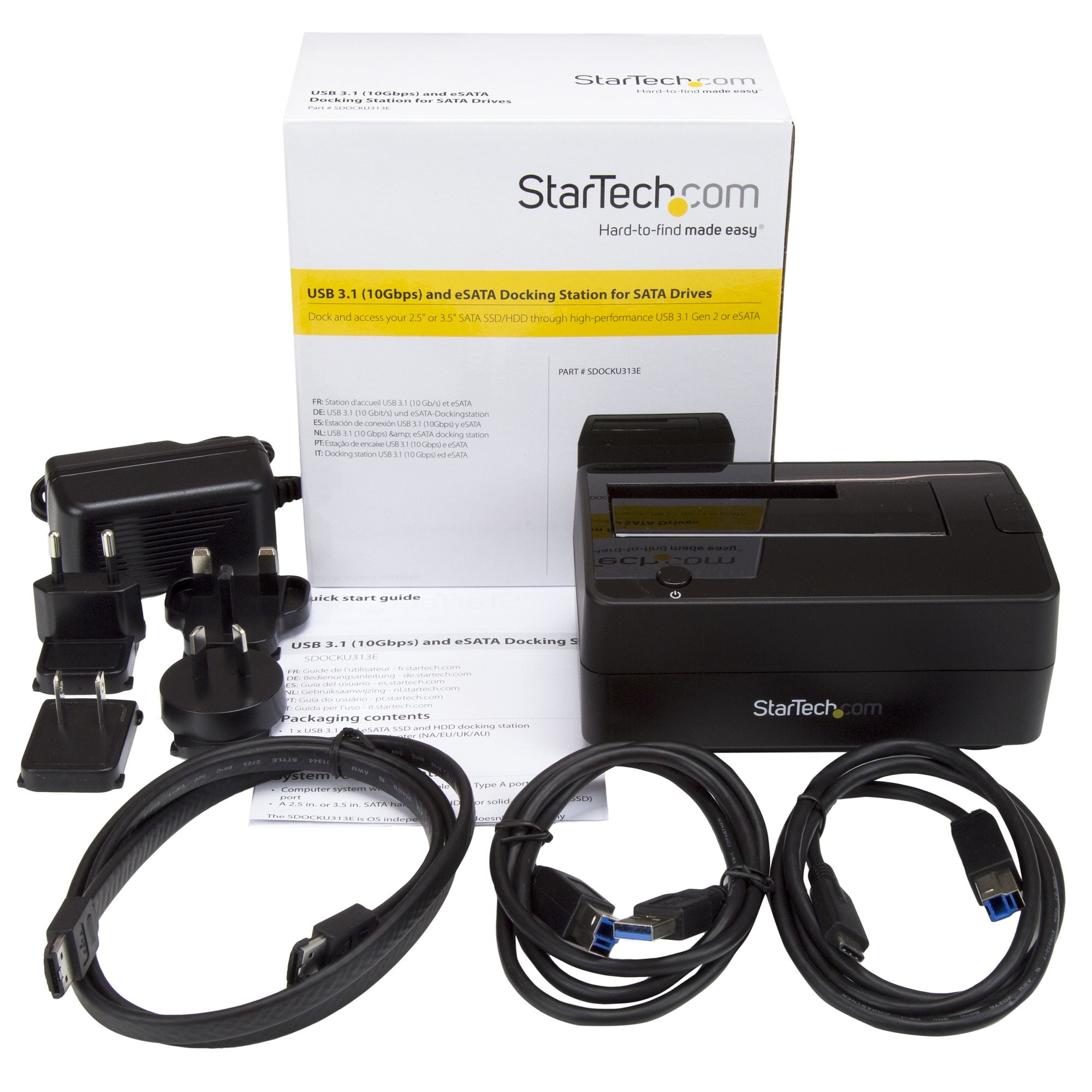 USB 3.1 10Gbps/eSATA Single-bay Dock