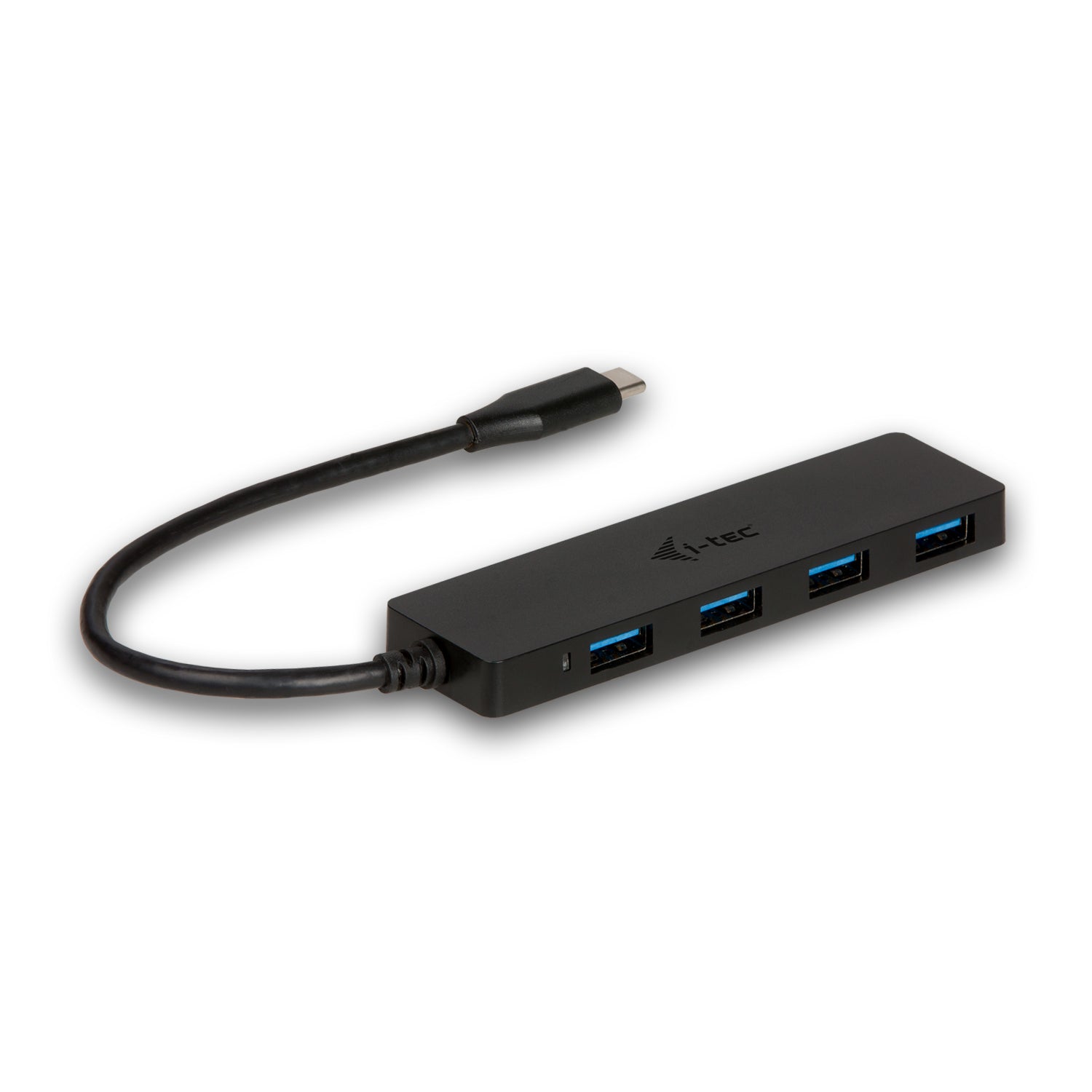 I-TEC USB C Slim Passive HUB 4 Port without power adapter for Notebook Tablet PC supports Win Mac OS compatible with Thunderbolt